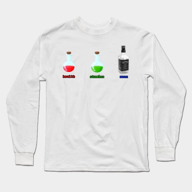 Potions Long Sleeve T-Shirt by vpoint